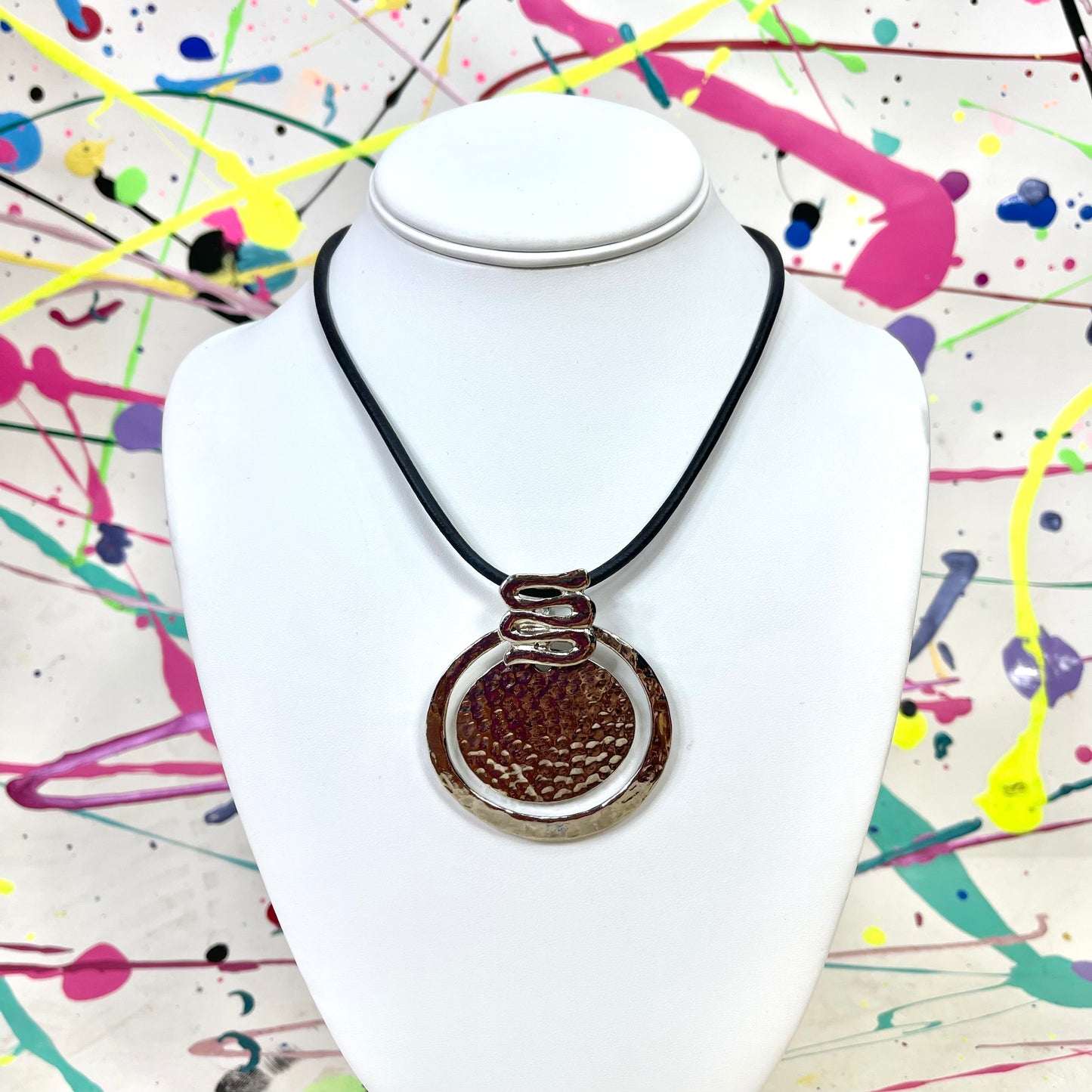 Black and Silver Necklace