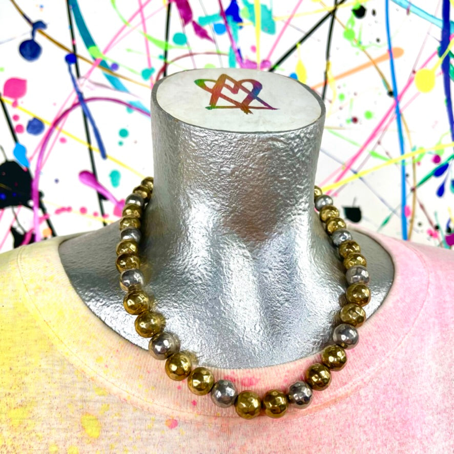 Silver and Gold Necklace