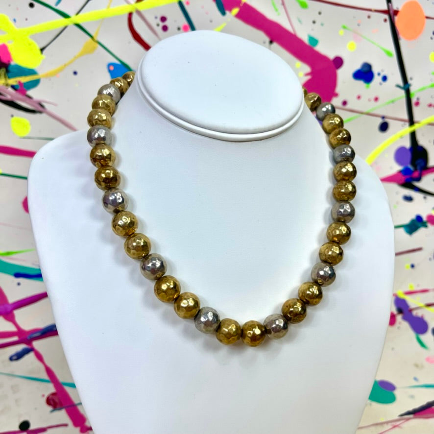 Silver and Gold Necklace