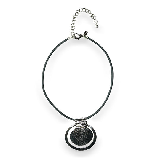 Black and Silver Necklace