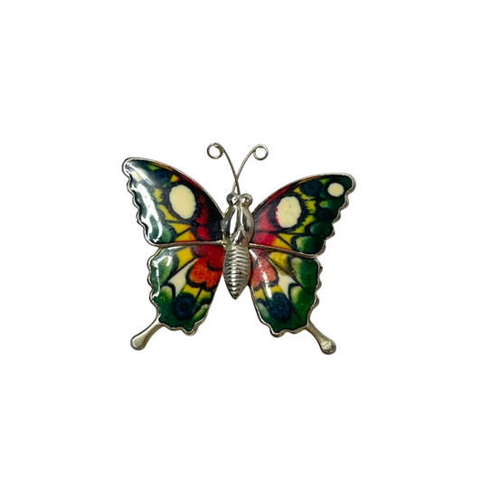 Rainbow Butterfly Pin