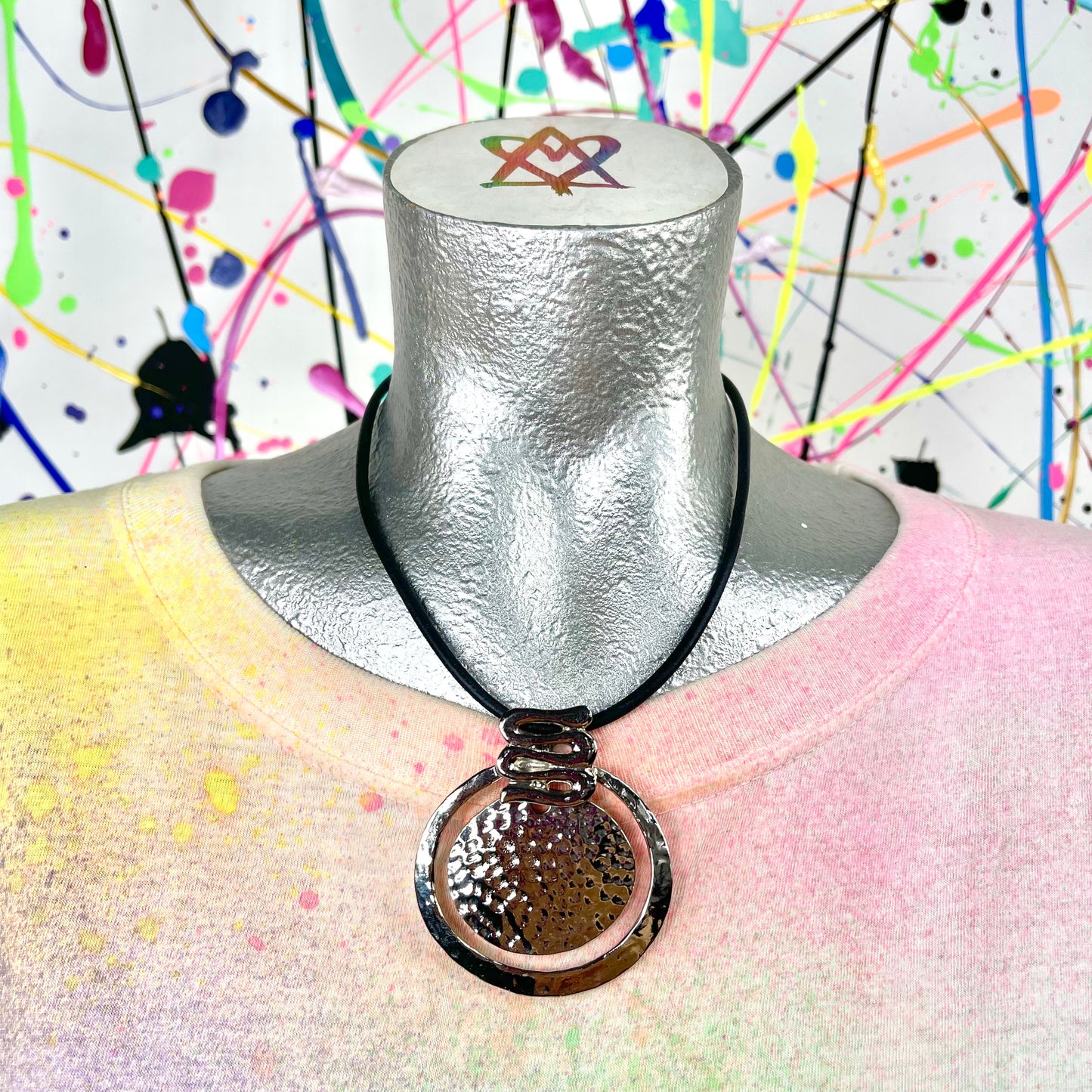 Black and Silver Necklace