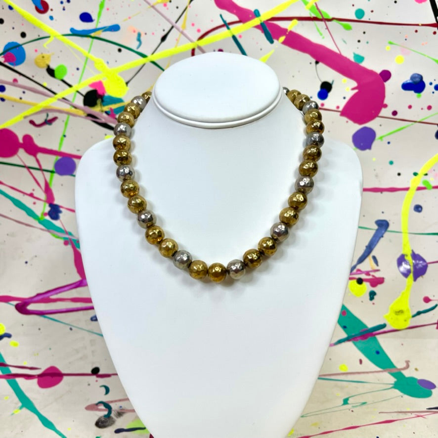 Silver and Gold Necklace