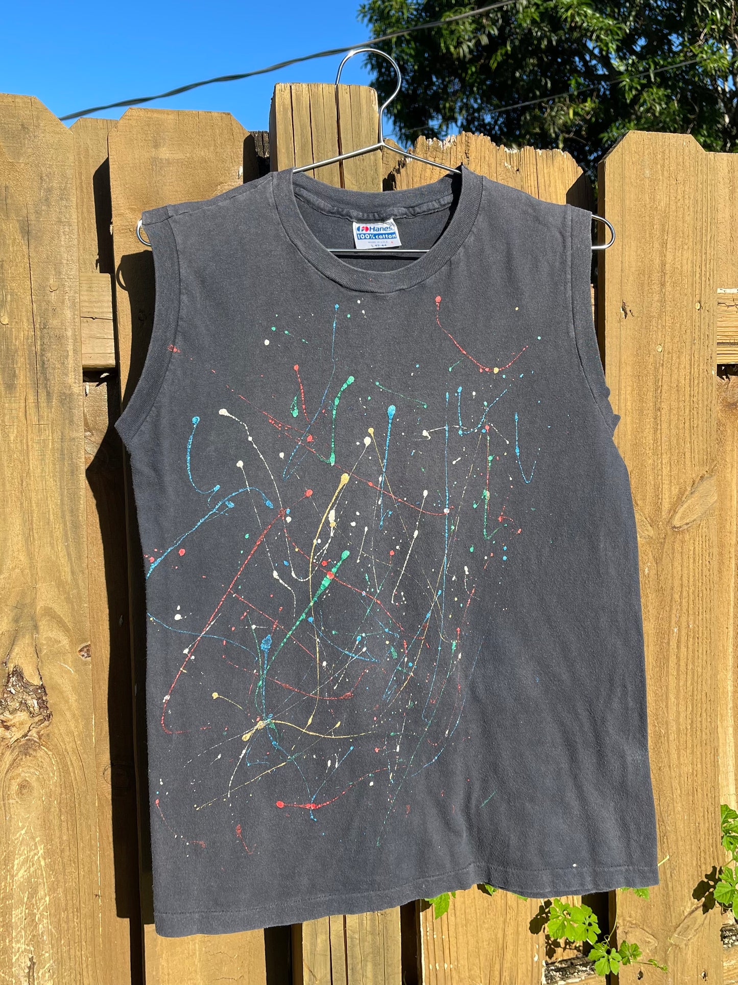 Paint Splatter Muscle Tee
