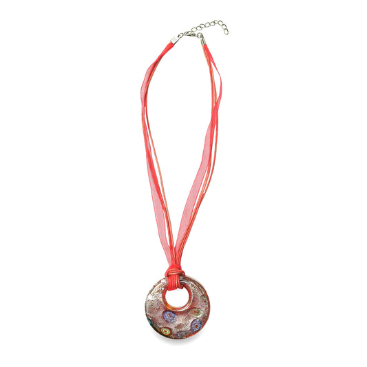 Millefiori Pendant Necklace