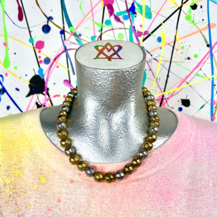 Silver and Gold Necklace