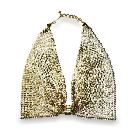 Vintage Gold Bow Necklace