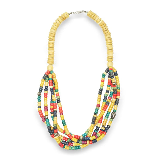Multi Wood Necklace