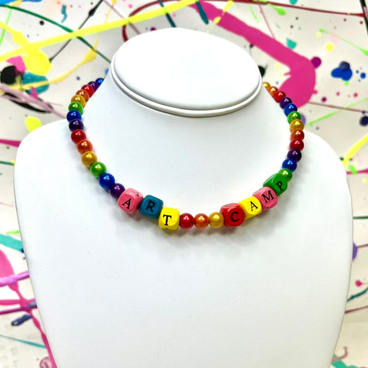 Art Camp Rainbow Necklace