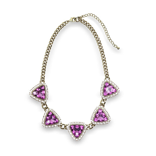 Party Girl Rhinestone Necklace