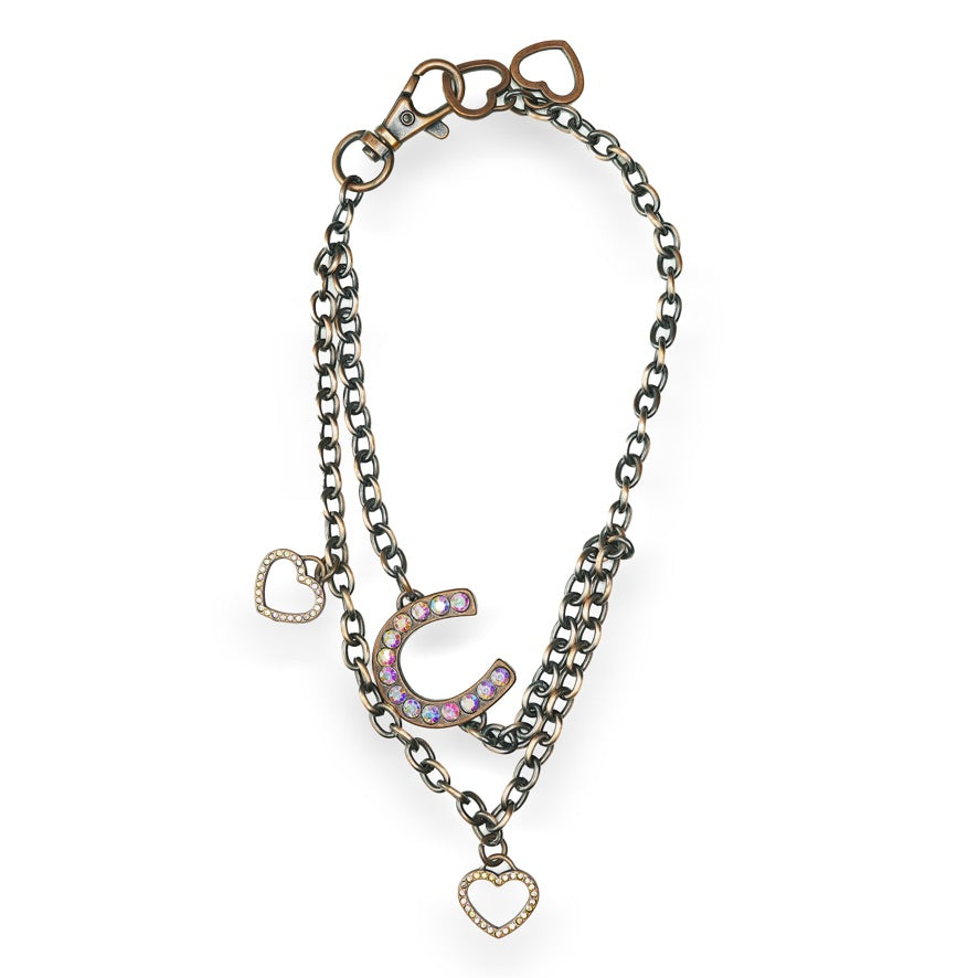Heart and Horseshoe Necklace