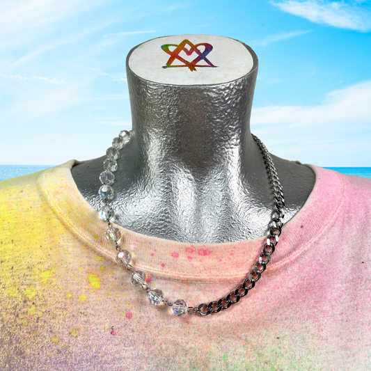 Duality Necklace Silver