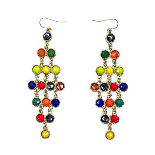 Rainbow Chandelier Earrings