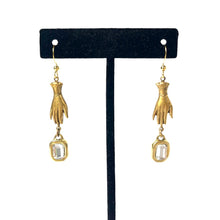 Load image into Gallery viewer, Rhinestone Hand Earrings