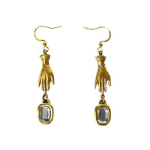 Load image into Gallery viewer, Rhinestone Hand Earrings