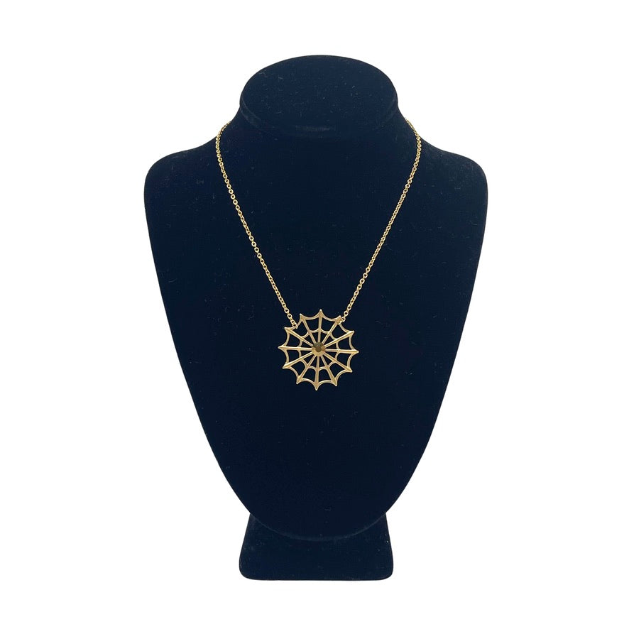 Spider Web Necklace