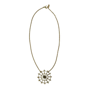 Spider Web Necklace