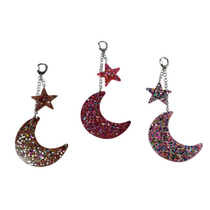 Crescent Moon Purse Charm