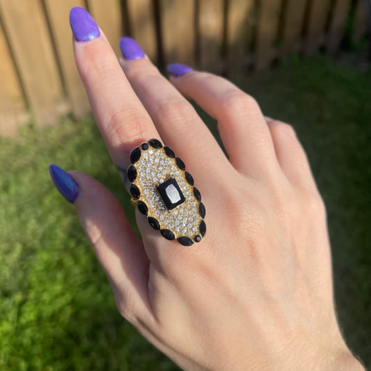 Midnight Cocktail Ring