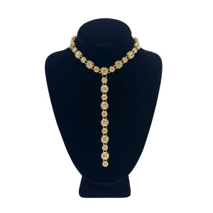 Rhinestone Drop Chain