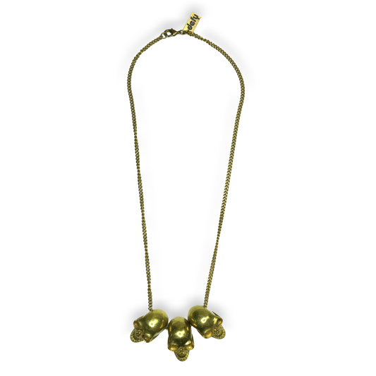 3 Skulls Necklace