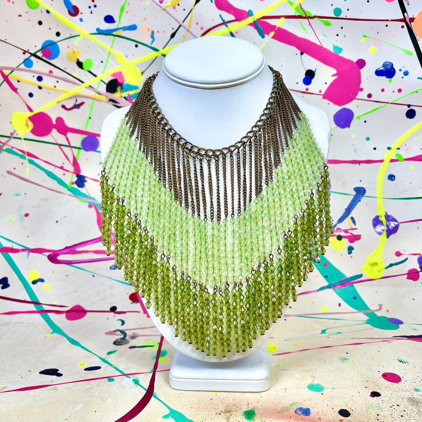 Vintage Bib Necklace