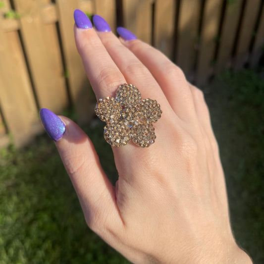 Gold Flower Ring