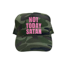 Load image into Gallery viewer, Not Today Satan Trucker Hat