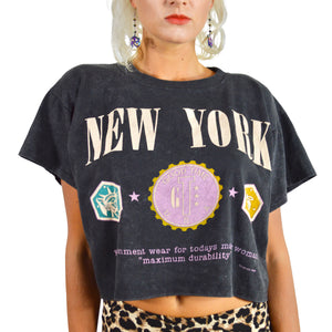 New York Crop Tee