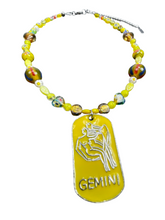 Load image into Gallery viewer, Gemini Zodiac Necklace