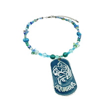 Load image into Gallery viewer, Aquarius Zodiac Necklace