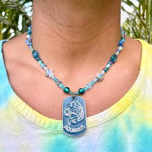 Load image into Gallery viewer, Aquarius Zodiac Necklace